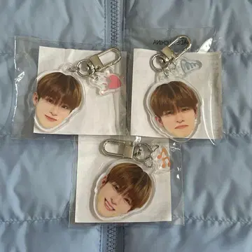 treasure 아사히 희로애락 세트 얼굴 아크릴 키링