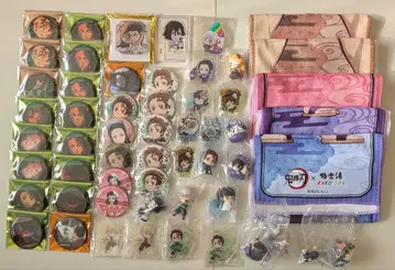 귀멸의 칼날 묶음 판매 배지 키링 피규어