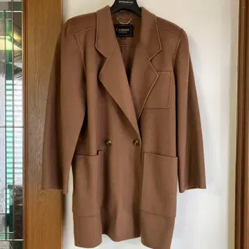 캐시미어 100% Cremona 브라운 코트