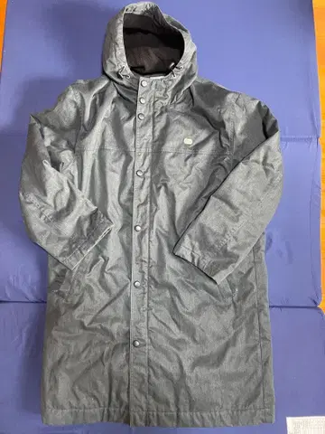 LACOSTE 라코스테 다크 그레이 후드 부착 모즈 코트
