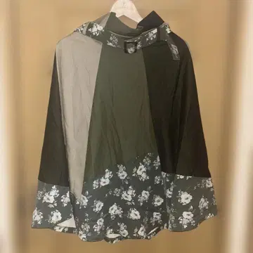 axes femme 플레어 스커트 패치워크 디자인 (그린)