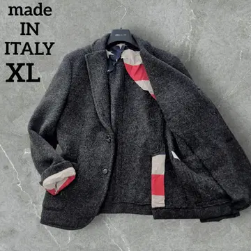 [ 새상품급 ] 1점 이탈리아제 성조기 플란넬 빈티지 차콜 XL