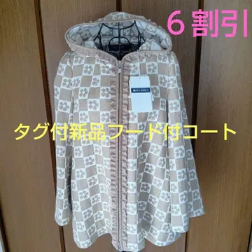 60% 할인 택 포함 새상품 [엠즈 그레이시] 후드 부착 코트