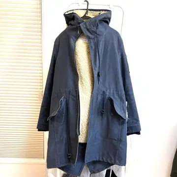 STUDIOUS 롱 코트 네이비 사이즈 1