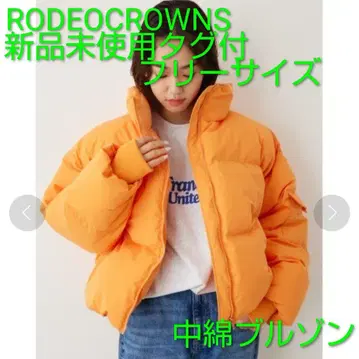 RODEO CROWNS 충전솜 블루종 프리 사이즈 오렌지