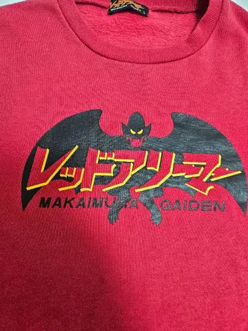 [레어] 캡콤 레드아리머 맨투맨 L