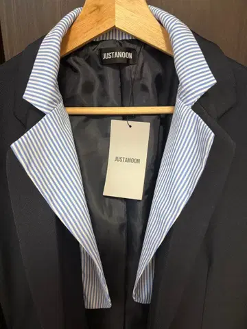 JUST A NOON 블루 테일러드 자켓 프리 사이즈