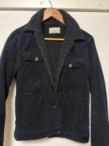 NANO UNIVERSE 보아 카라 부착 자켓 블랙