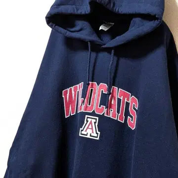 길단 애리조나 와일드캣츠 로고 후드 맨투맨 네이비 L 구제 의류