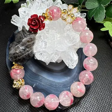 모리온 올빼미 시나버 장미 로드나이트 실리카 팔찌