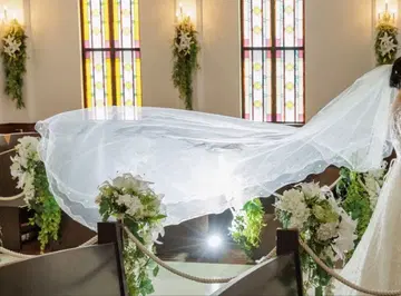 결혼식 웨딩 베일 멜로우 비즈