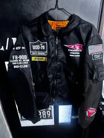 기분 정도의 가격 인하 가능 UOD-79 플라이트 자켓 3XL