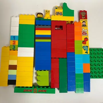 레고 블록 다색 세트 동물 피규어 포함 122개