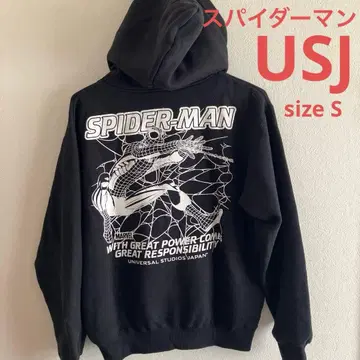 USJ 스파이더맨 집업 후디 S 사이즈