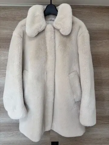 H&M 여성 인조 모피 하프 코트