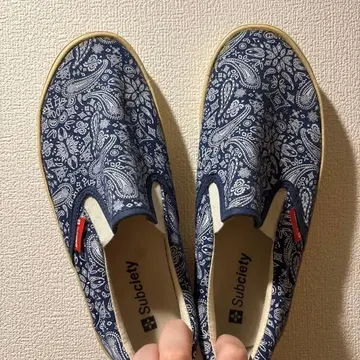 Subciety 페이즐리 올 패턴 스니커즈 27.5cm