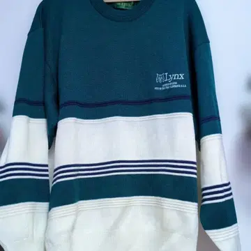 Lynx 스트라이프 니트 스웨터 LL