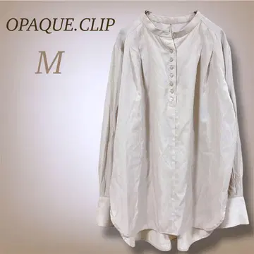 오파크 클립 밴드 카라 셔츠 고급 릴랙스 실루엣 깔끔한 M