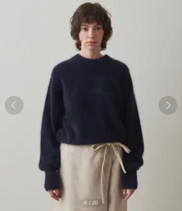 Steven Alan 호주산 울 믹스 풀오버 니트