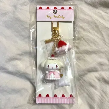 마이멜로디 딸기 휘핑 케이크 키링 산리오