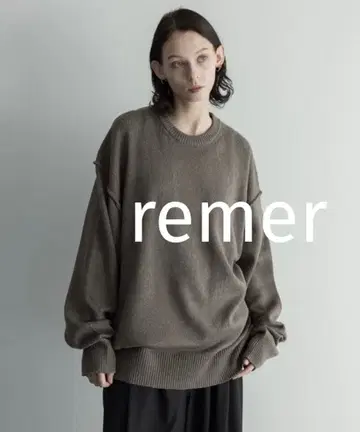 remer 루즈 언-클래식 볼륨 니트