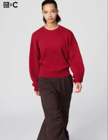 UNIQLO C 스무스 코튼 크루넥 스웨터