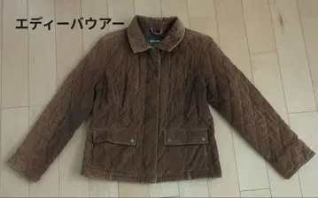 Eddie Bauer 브라운 퀼팅 자켓