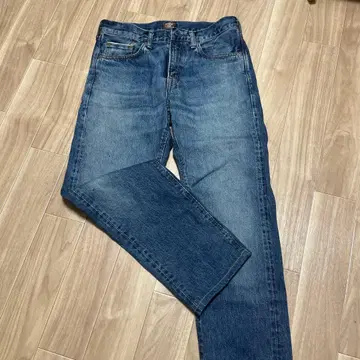 EDWIN E50560 블루 데님 팬츠 사이즈 29