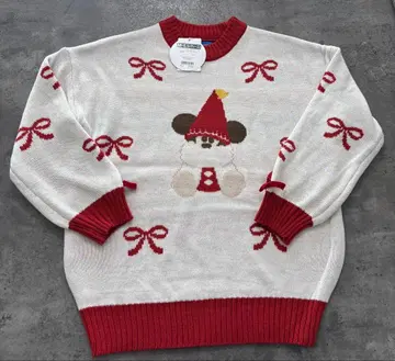 미사용 새상품 릴린린 스웨터 디즈니 크리스마스 2025 M~L
