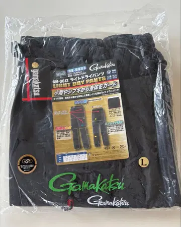 Gamakatsu GM-3612 라이트 드라이 팬츠 L 사이즈 새상품