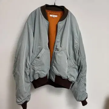 MOUSSY MA-1 스타일 자켓 그레이