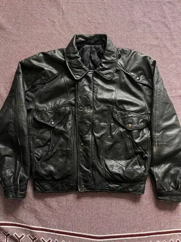 80~90s VERA PELLE 가죽 자켓 type A-2 자켓