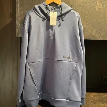 [ 새상품 택 포함 ] converse 풀오버 하프 지퍼 트레이닝복