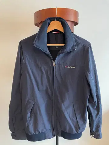 타미힐피거 네이비 나일론 자켓