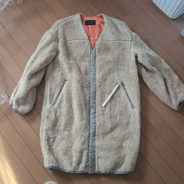 MACPHEE 베이지 보아 자켓 M 사이즈