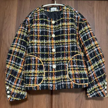 Cara 노카라 체크 자켓