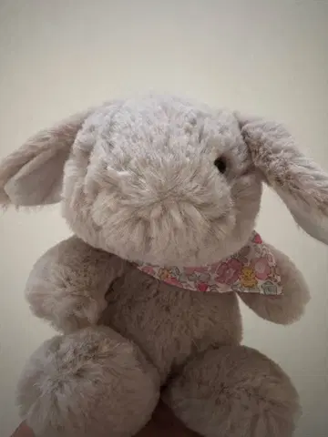 제리캣 토끼 봉제 인형 Bonpoint 리버티 꽃무늬 스카프