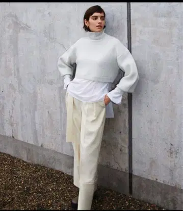 백 트위스트 숏 길이 풀오버