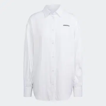 adidas 여성용 쓰리 스트라이프 OS 셔츠 블랙