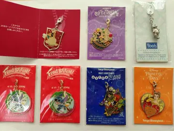 디즈니 참 7세트 파스타 마스코트