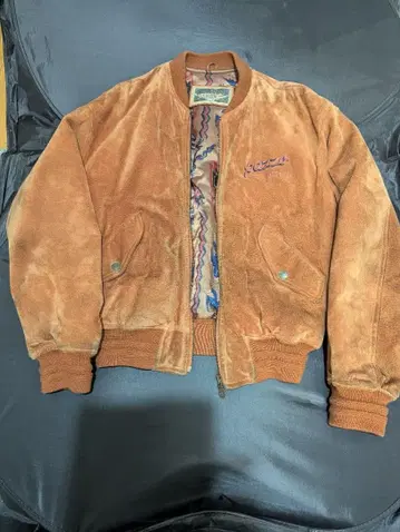 Pazzo Corporation 레더 봄버 자켓