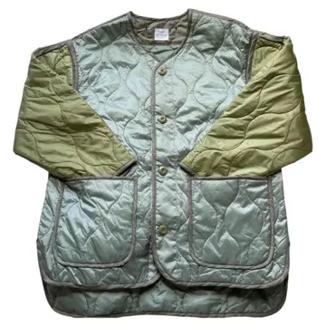 coen 코엔 절개 이너 퀼팅 자켓