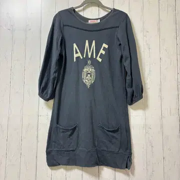 [레어 울 혼방] 아메리카나 유나이티드 애로우즈 별주 로고 맨투맨 원피스