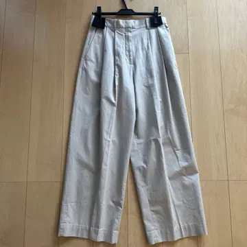 COS 베이지 와이드 팬츠 EUR 36