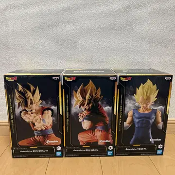 드래곤볼 Grandista 손오공 베지터 피규어 3점