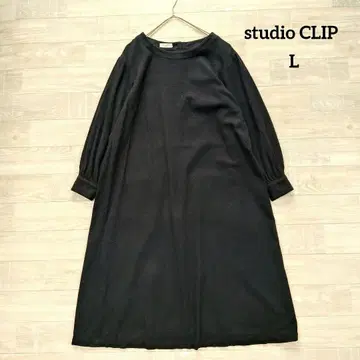 studio CLIP 스튜디오 클립 뒷절개 기모 원피스 L