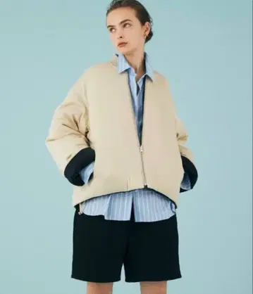 PADD [패드] 봄버 블루종 리버서블 택 포함