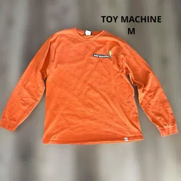toy machine 오렌지 긴팔 티셔츠 M 롱티