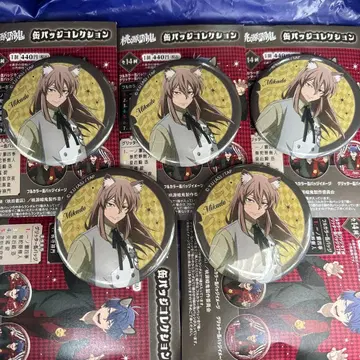 도원암귀 케모미미 고딕 파티 캔뱃지 모모데라 신몬 5개