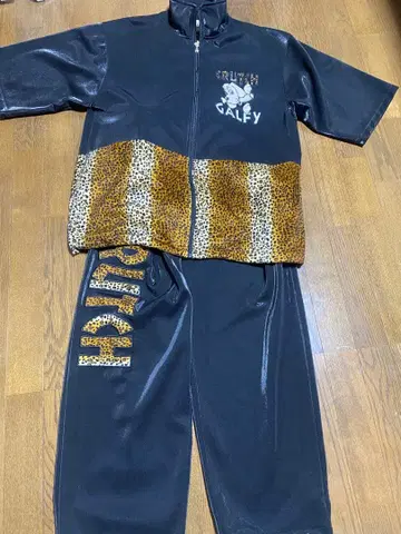 CRITCH GALFY 레오파드 무늬 저리 세트